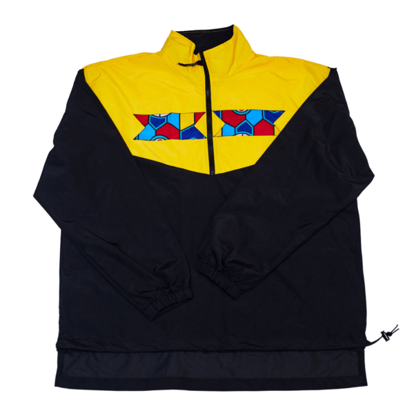 Ehelpbrands Black & Yelow Designed Game Windbreaker