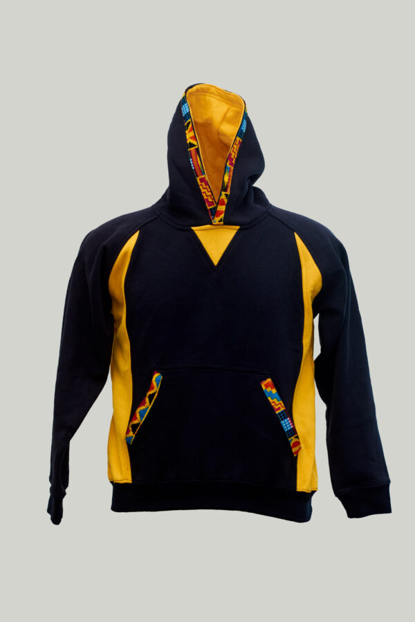 Ehelpbrands Black/Yellow Fleece Hoodie