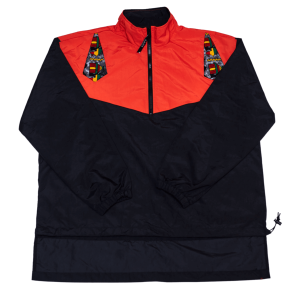 Ehelpbrands Black & Red Designed Game Windbreaker