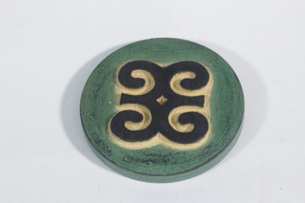 Ram's horns Adinkra Hanging Plaque