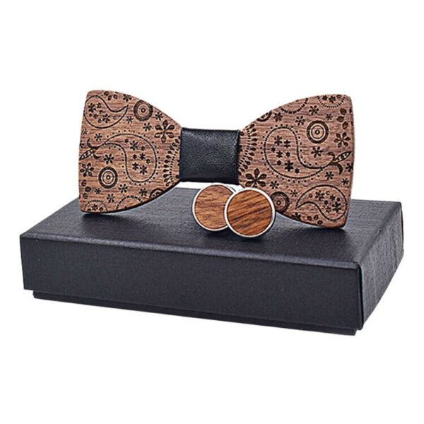 ehelpbrands Wood Bowtie Set