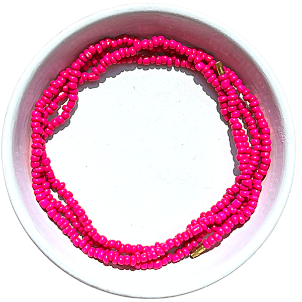 Hot Pink seed beads