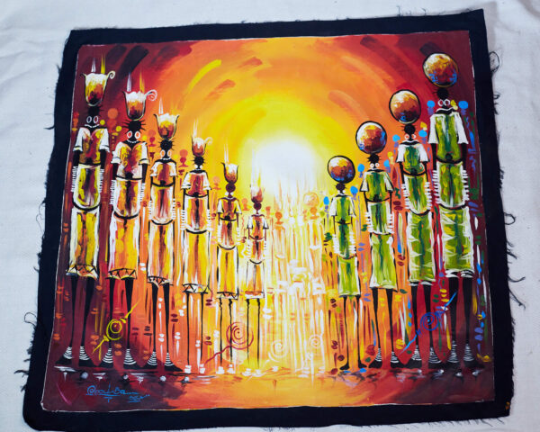 ehelpbrands African Market Painting