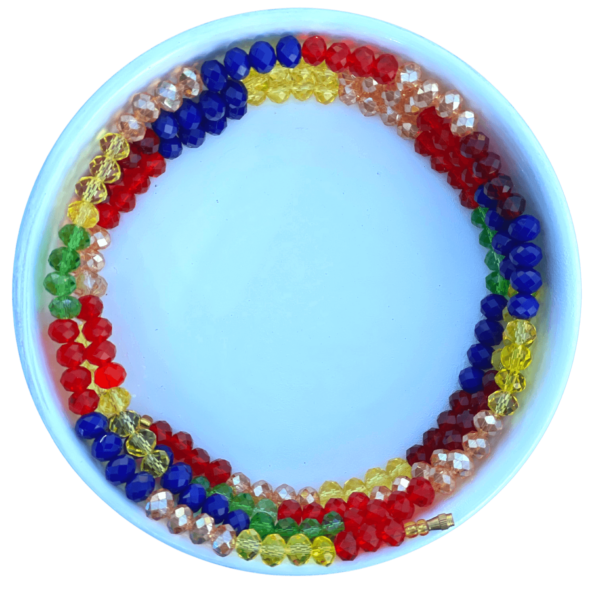 Rainbow Glass Beads