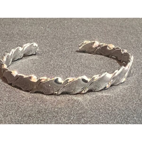 ehelpbrands Rhodium Twisted Cuff BraceletRhodium Twisted Cuff Bracelet